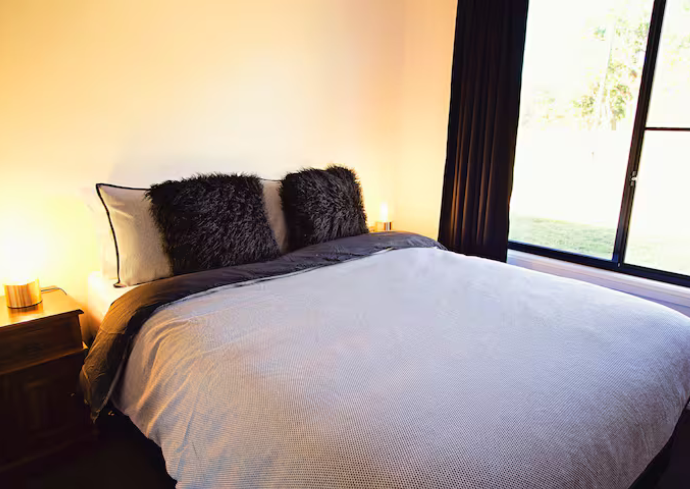 The third bedroom at The Homestead, featuring a comfortable double bed
